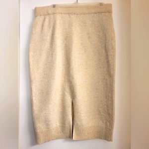 H&M Knit Pencil Skirt biege size L